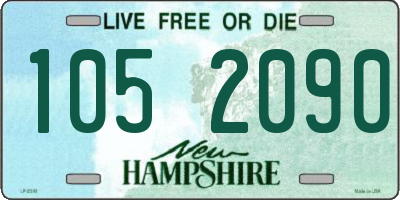NH license plate 1052090