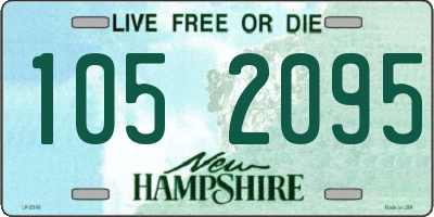 NH license plate 1052095