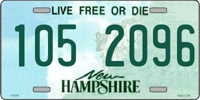 NH license plate 1052096