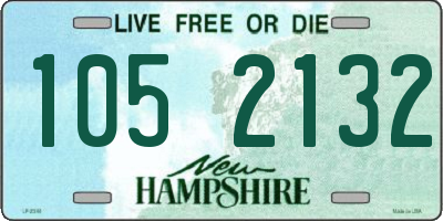 NH license plate 1052132
