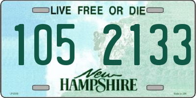 NH license plate 1052133