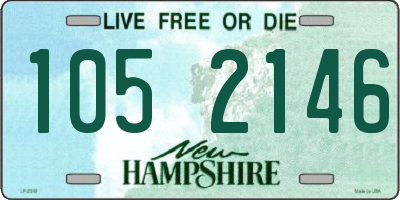 NH license plate 1052146