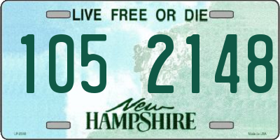 NH license plate 1052148