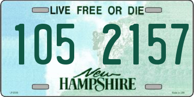 NH license plate 1052157