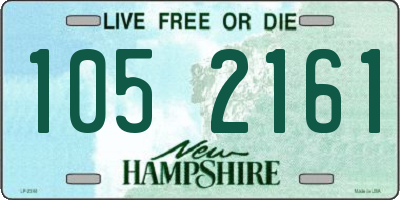 NH license plate 1052161