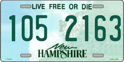 NH license plate 1052163