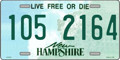 NH license plate 1052164