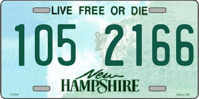NH license plate 1052166