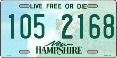 NH license plate 1052168