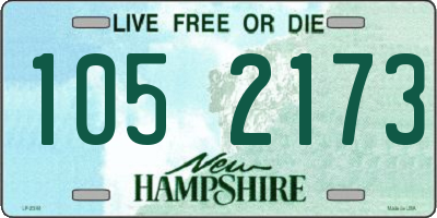 NH license plate 1052173