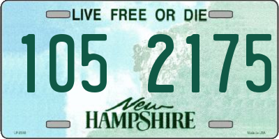 NH license plate 1052175