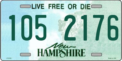 NH license plate 1052176