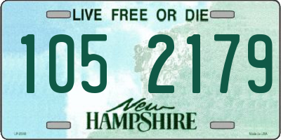 NH license plate 1052179