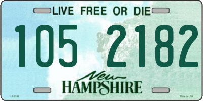 NH license plate 1052182