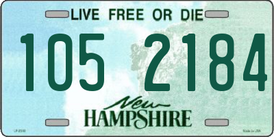 NH license plate 1052184