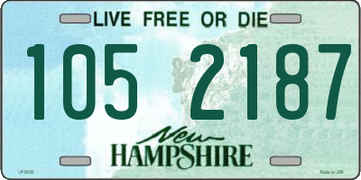 NH license plate 1052187