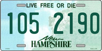 NH license plate 1052190