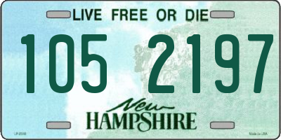 NH license plate 1052197