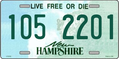 NH license plate 1052201