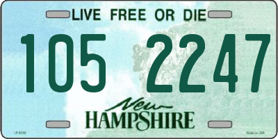 NH license plate 1052247