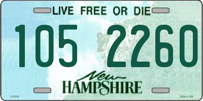 NH license plate 1052260