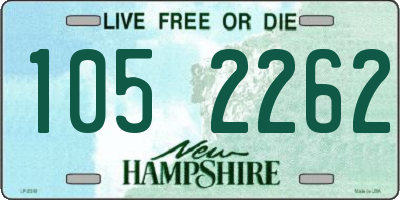 NH license plate 1052262