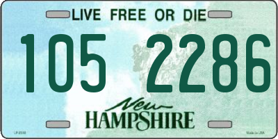 NH license plate 1052286