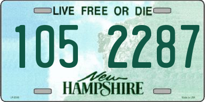 NH license plate 1052287