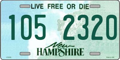 NH license plate 1052320