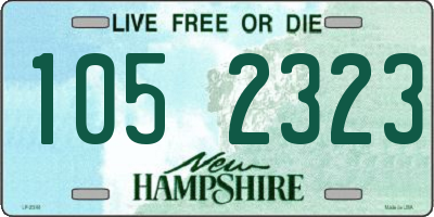 NH license plate 1052323