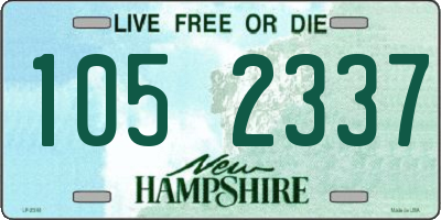 NH license plate 1052337