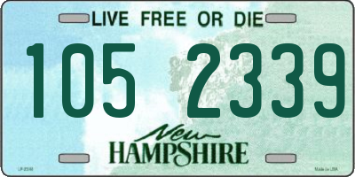 NH license plate 1052339