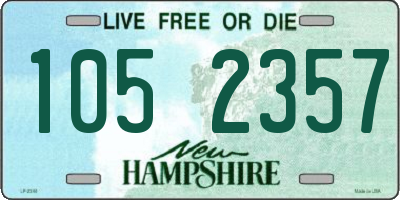 NH license plate 1052357