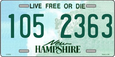 NH license plate 1052363