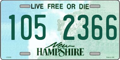 NH license plate 1052366