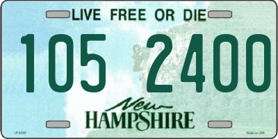 NH license plate 1052400