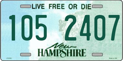 NH license plate 1052407