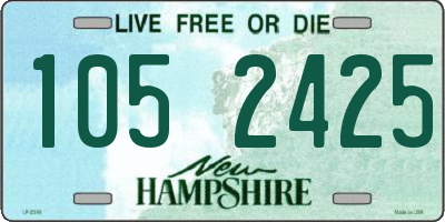 NH license plate 1052425