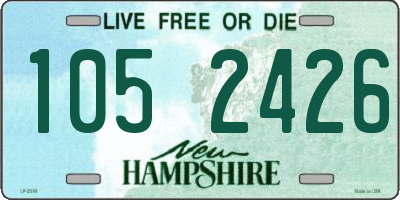 NH license plate 1052426
