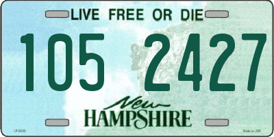 NH license plate 1052427