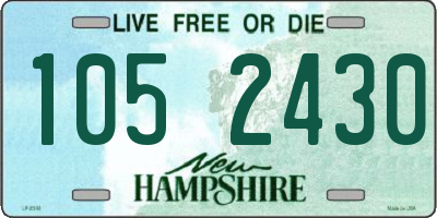 NH license plate 1052430