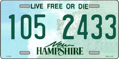 NH license plate 1052433