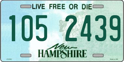 NH license plate 1052439