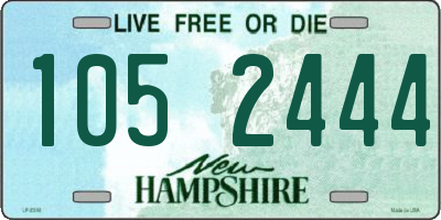 NH license plate 1052444