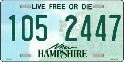 NH license plate 1052447