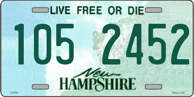 NH license plate 1052452