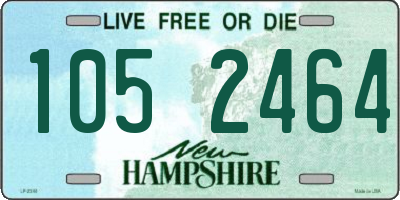 NH license plate 1052464
