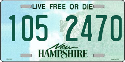 NH license plate 1052470