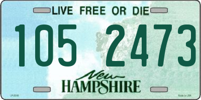 NH license plate 1052473