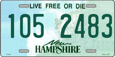 NH license plate 1052483